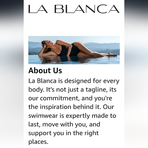 La Blanca NWOT Cross Over High Waist Bikini Swimsuit Bottom. Size 16 - Picture 11 of 13